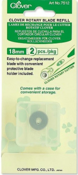 Clover Rollschneider - Ersatzklingen 18 mm, 2 St/VE